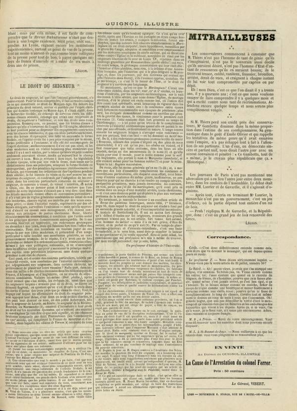 
						Affichage en mode lecture de la page
					