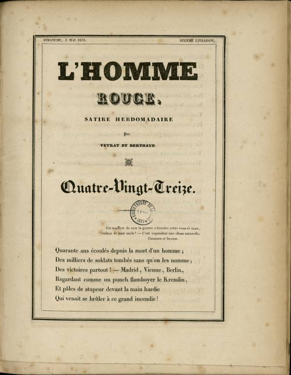 
						Affichage en mode lecture de la page
					