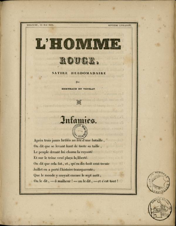 
						Affichage en mode lecture de la page
					