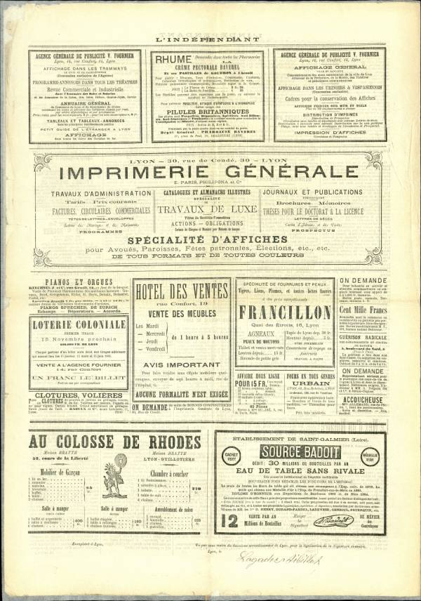 
						Affichage en mode lecture de la page
					