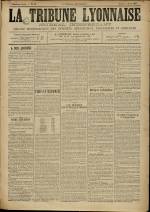 LA TRIBUNE LYONNAISE, Deuxième Année - N°49