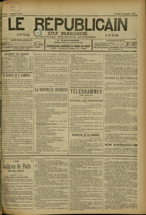 
						Affichage en mode lecture de la page
					
