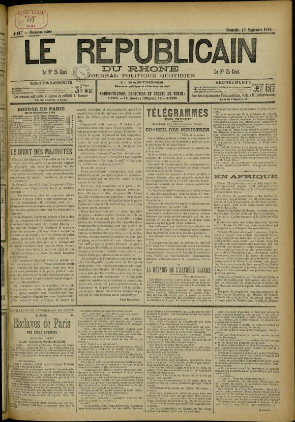 
						Affichage en mode lecture de la page
					