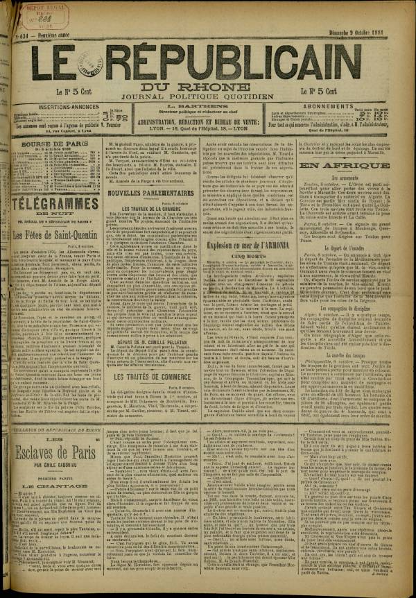 
						Affichage en mode lecture de la page
					