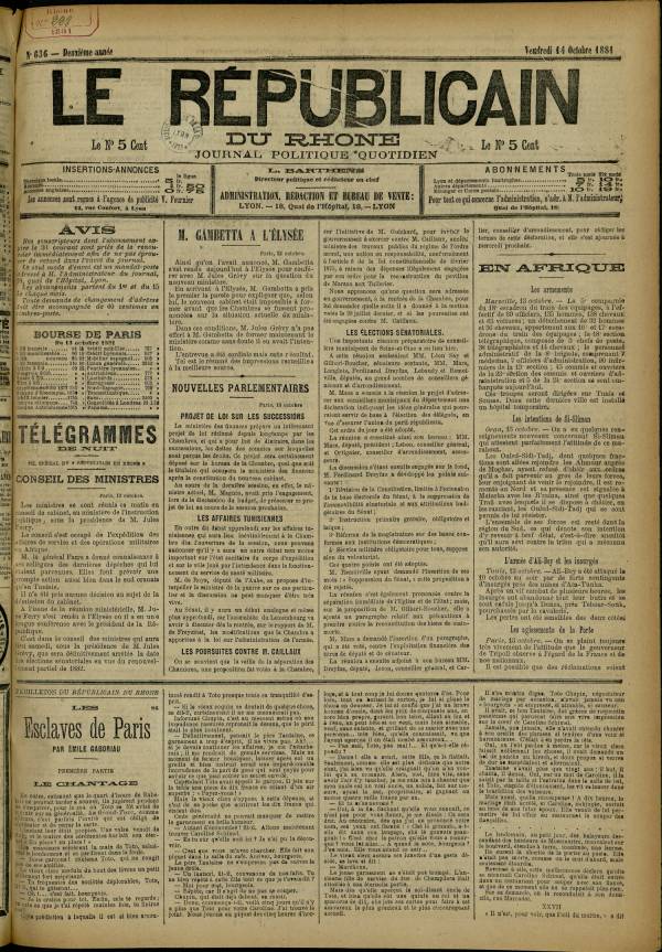 
						Affichage en mode lecture de la page
					