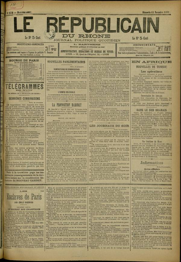 
						Affichage en mode lecture de la page
					