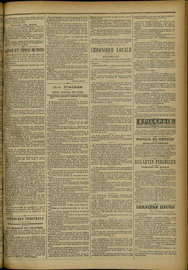 
						Affichage en mode lecture de la page
					