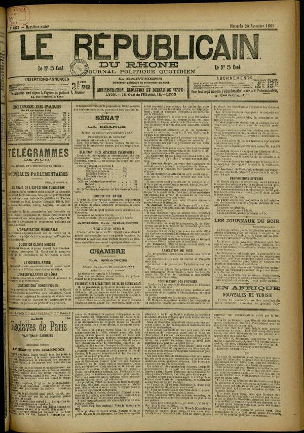 
						Affichage en mode lecture de la page
					