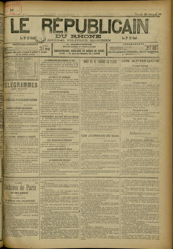 
						Affichage en mode lecture de la page
					