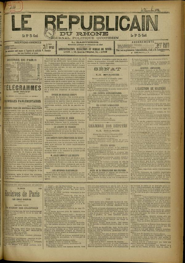 
						Affichage en mode lecture de la page
					