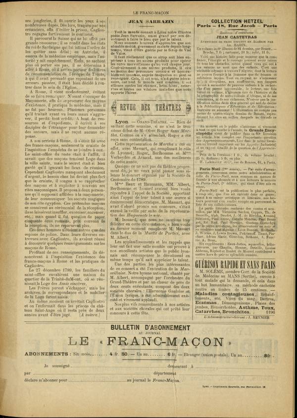 
						Affichage en mode lecture de la page
					