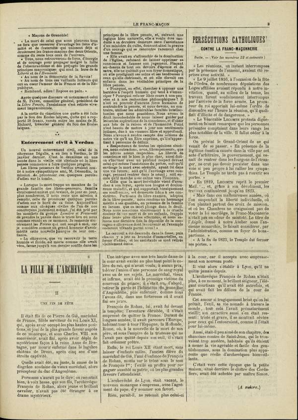 
						Affichage en mode lecture de la page
					