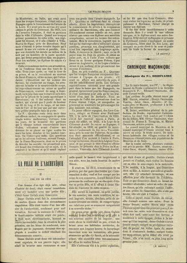 
						Affichage en mode lecture de la page
					