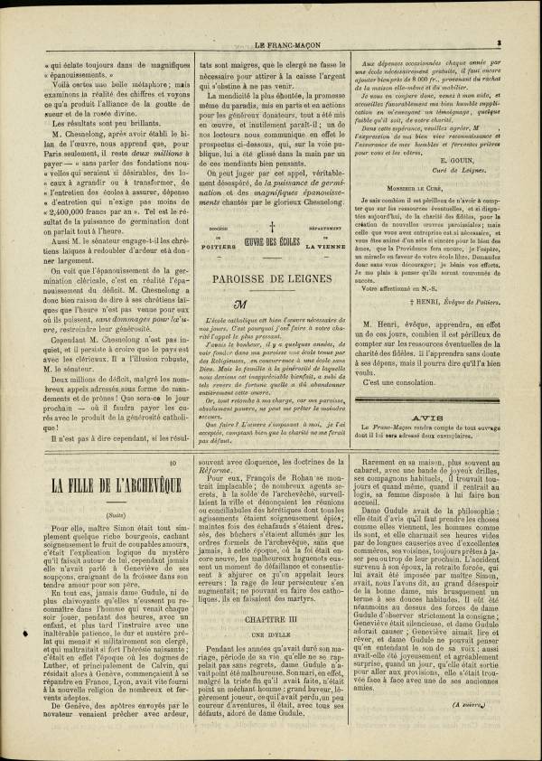 
						Affichage en mode lecture de la page
					