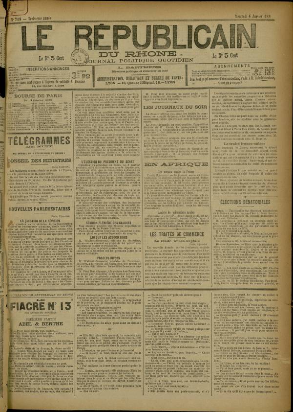 
						Affichage en mode lecture de la page
					