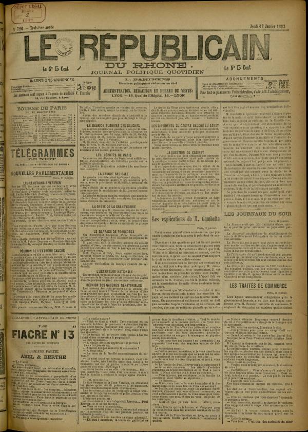 
						Affichage en mode lecture de la page
					