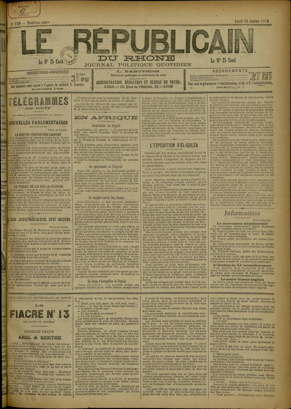 
						Affichage en mode lecture de la page
					