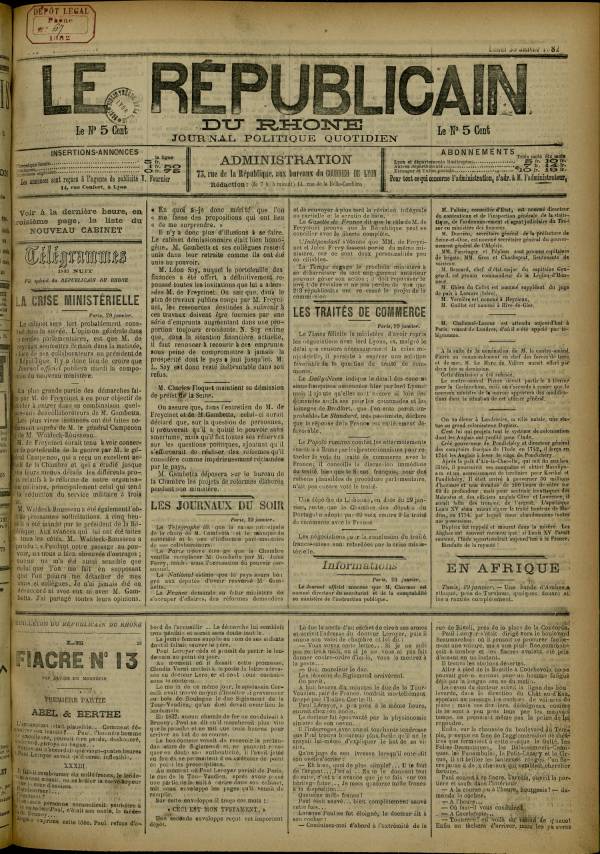 
						Affichage en mode lecture de la page
					