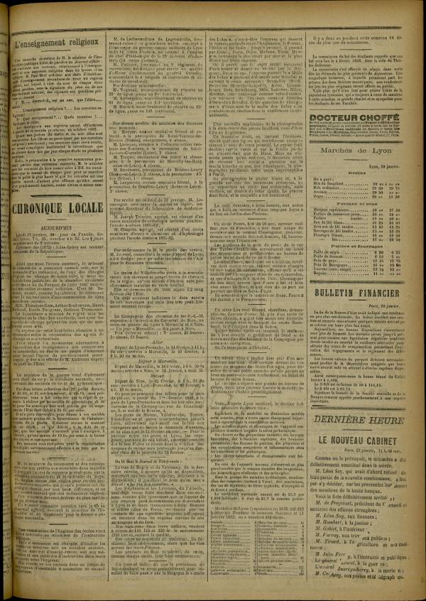 
						Affichage en mode lecture de la page
					