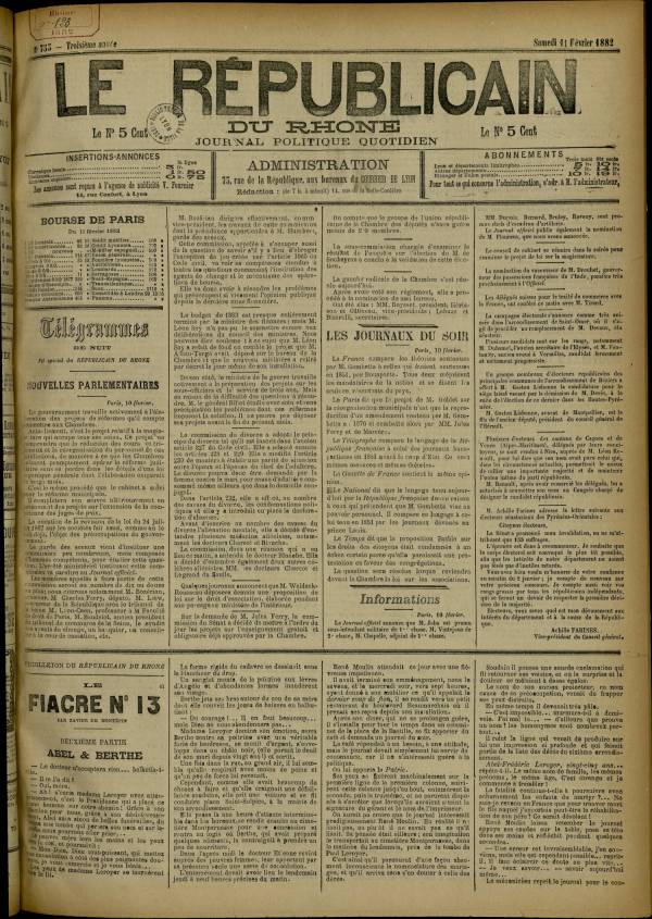 
						Affichage en mode lecture de la page
					