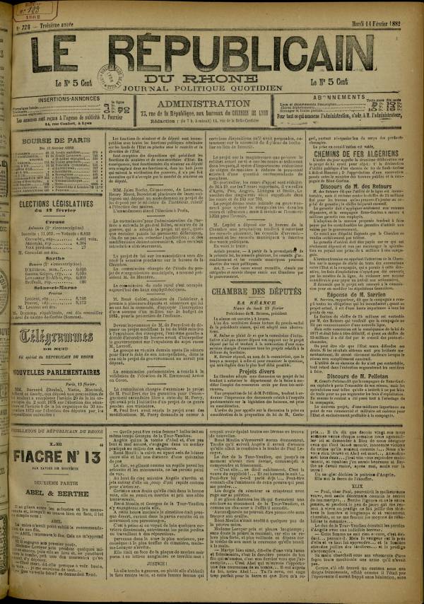 
						Affichage en mode lecture de la page
					