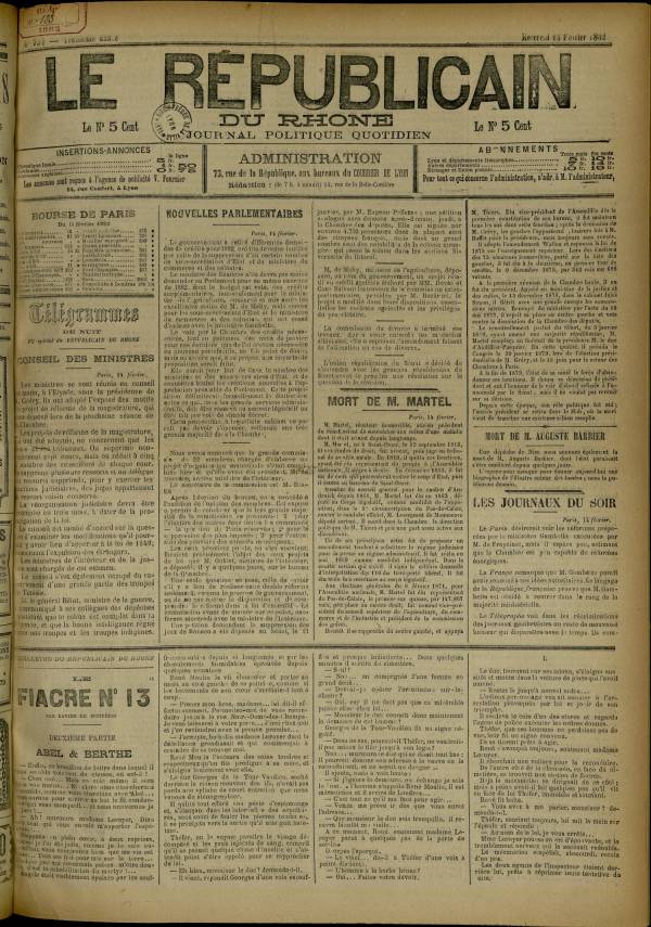 
						Affichage en mode lecture de la page
					