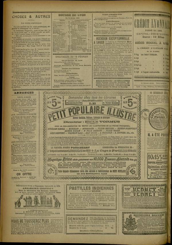 
						Affichage en mode lecture de la page
					