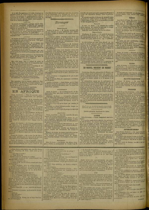 
						Affichage en mode lecture de la page
					