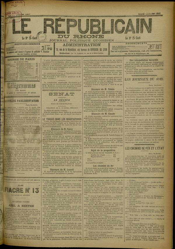 
						Affichage en mode lecture de la page
					