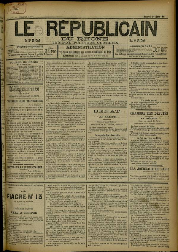 
						Affichage en mode lecture de la page
					