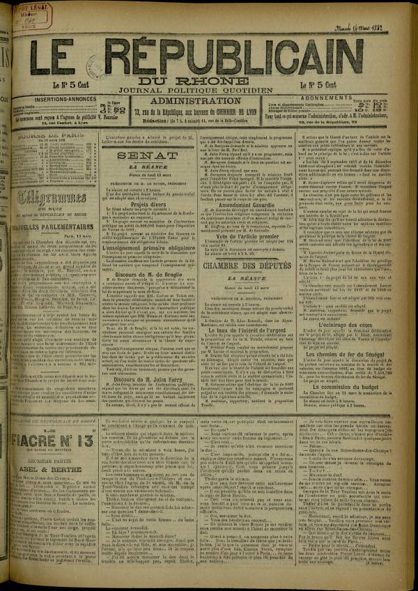 
						Affichage en mode lecture de la page
					