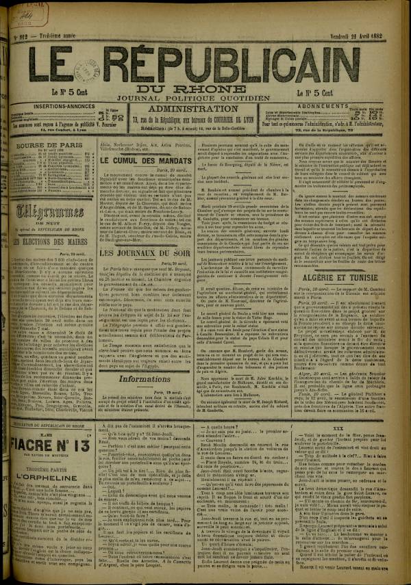 
						Affichage en mode lecture de la page
					