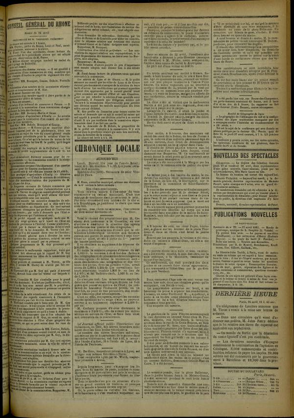 
						Affichage en mode lecture de la page
					