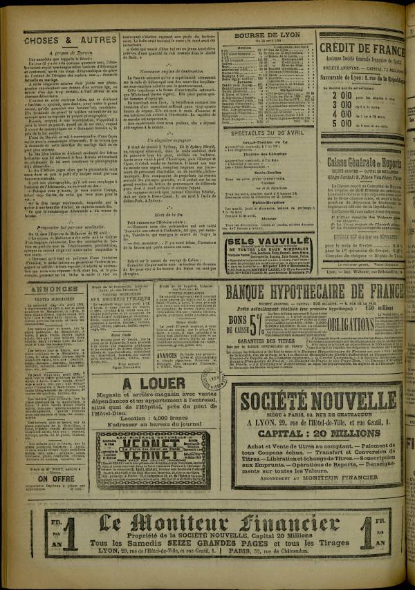 
						Affichage en mode lecture de la page
					