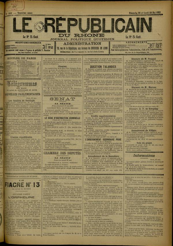 
						Affichage en mode lecture de la page
					