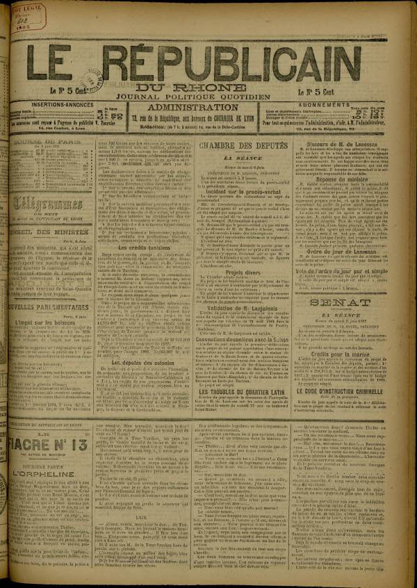 
						Affichage en mode lecture de la page
					