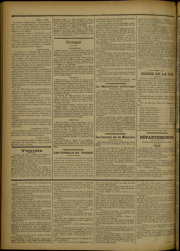 
						Affichage en mode lecture de la page
					