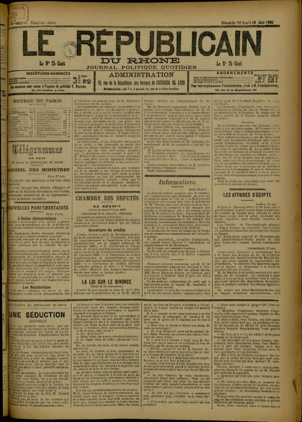 
						Affichage en mode lecture de la page
					