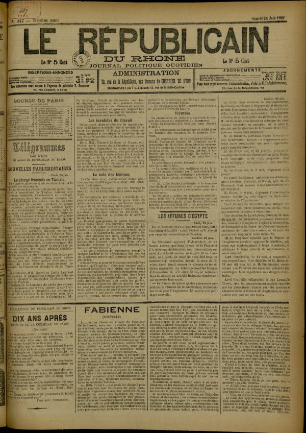 
						Affichage en mode lecture de la page
					