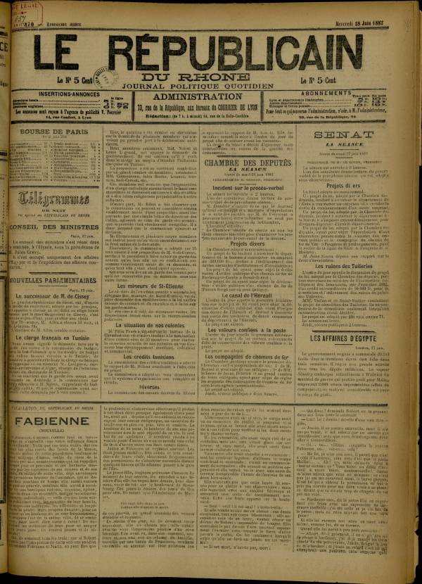 
						Affichage en mode lecture de la page
					