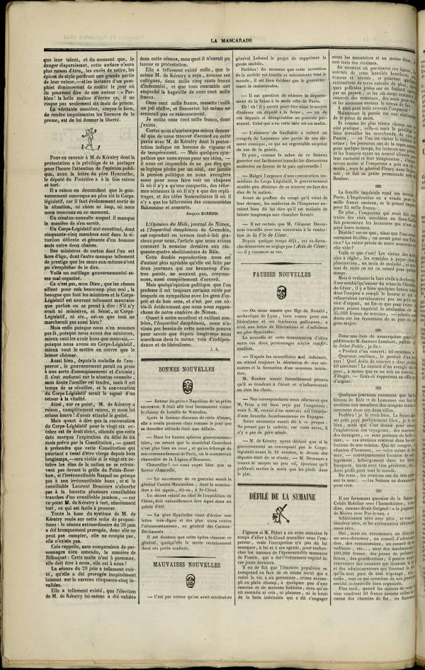 
						Affichage en mode lecture de la page
					