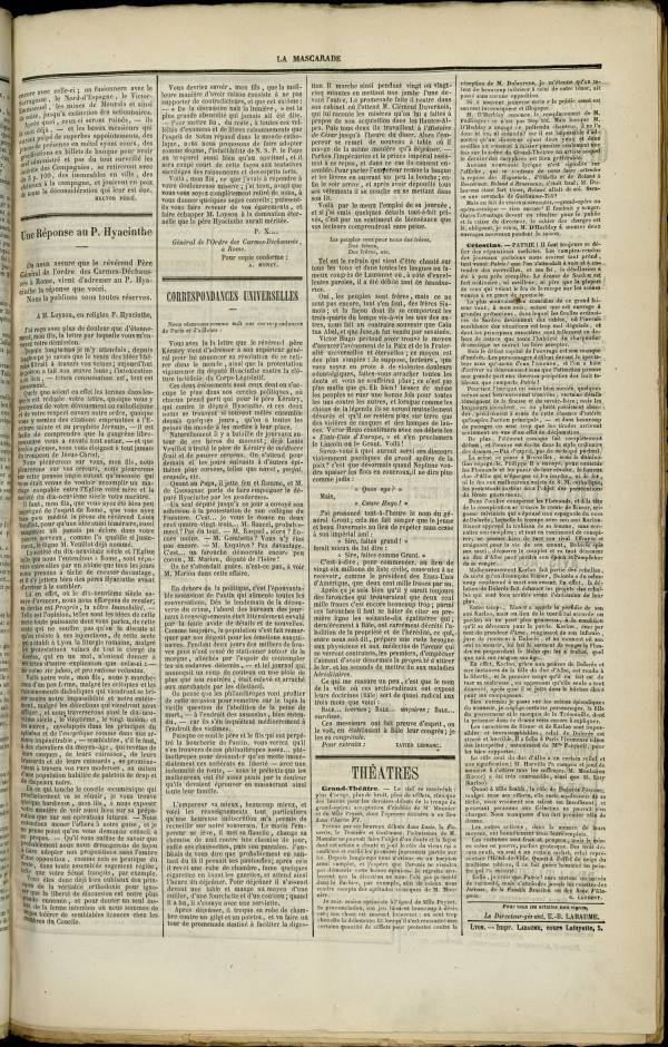 
						Affichage en mode lecture de la page
					