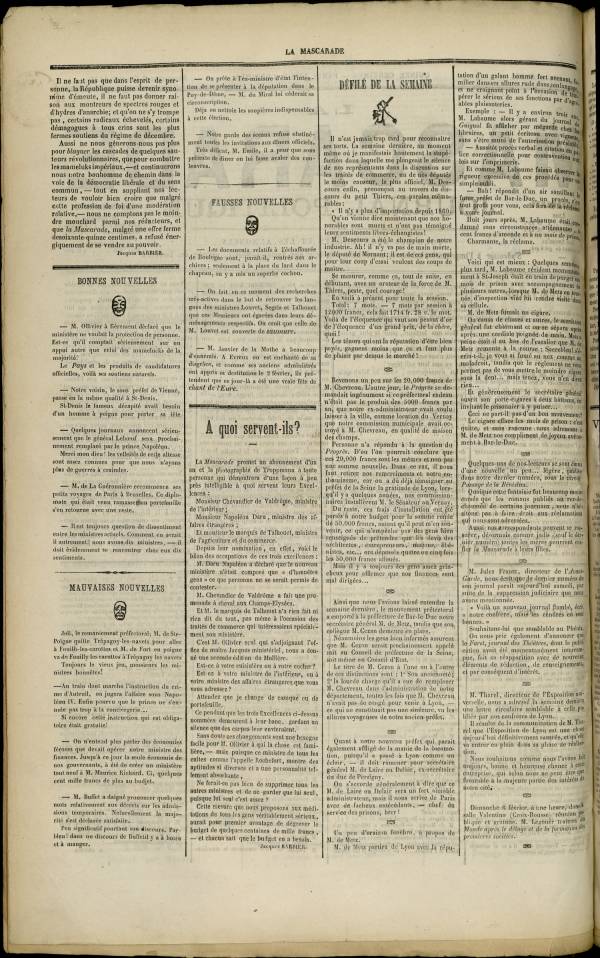 
						Affichage en mode lecture de la page
					