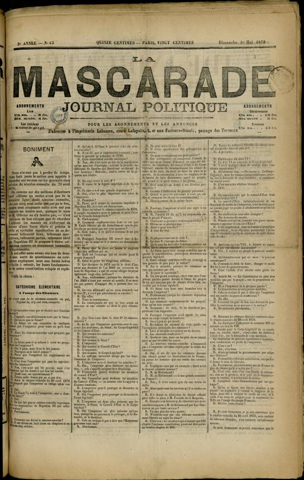 
						Affichage en mode lecture de la page
					