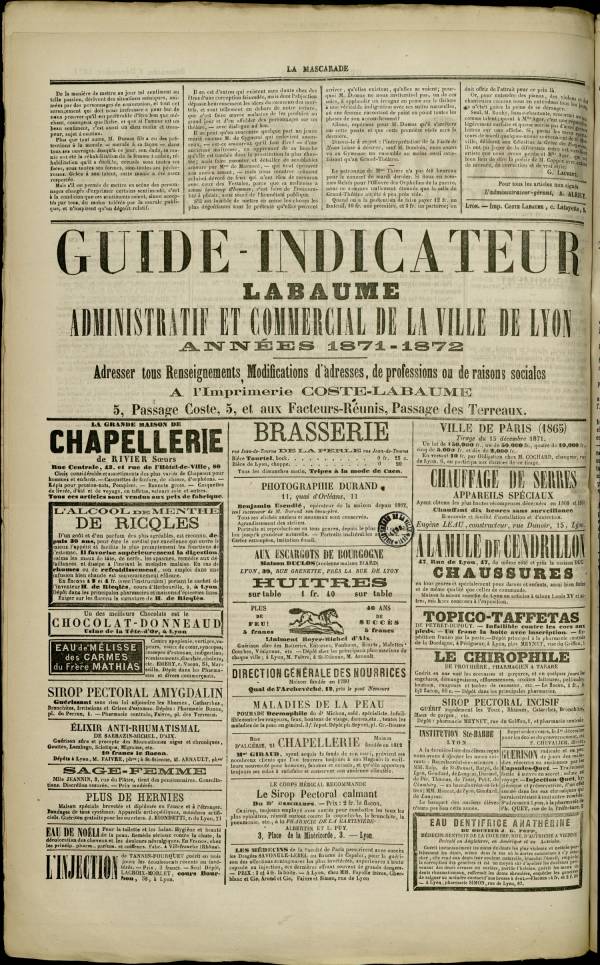 
						Affichage en mode lecture de la page
					