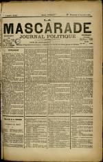 LA MASCARADE, Quatrième Année - N°189