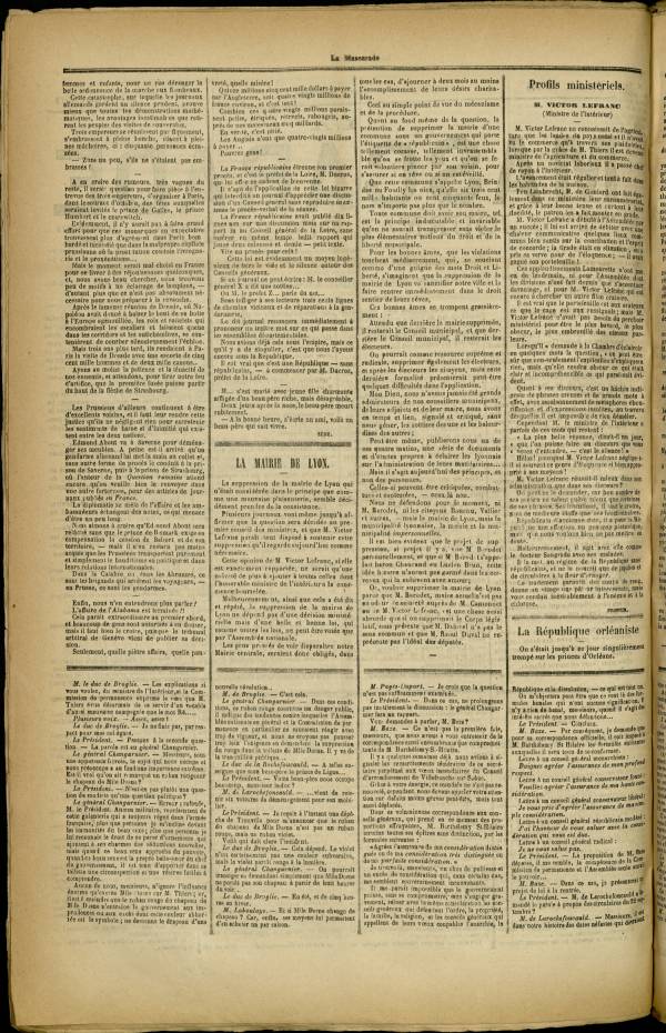 
						Affichage en mode lecture de la page
					