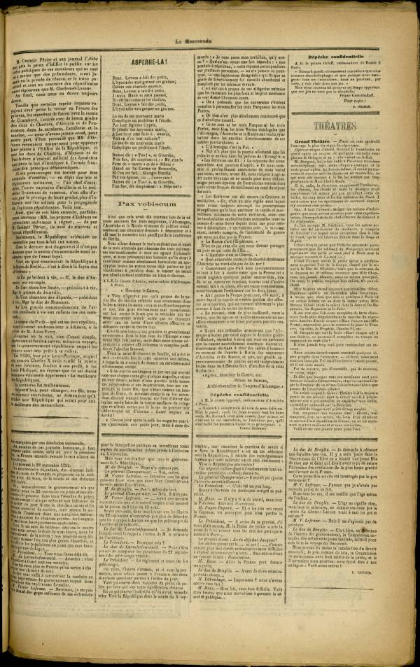 
						Affichage en mode lecture de la page
					