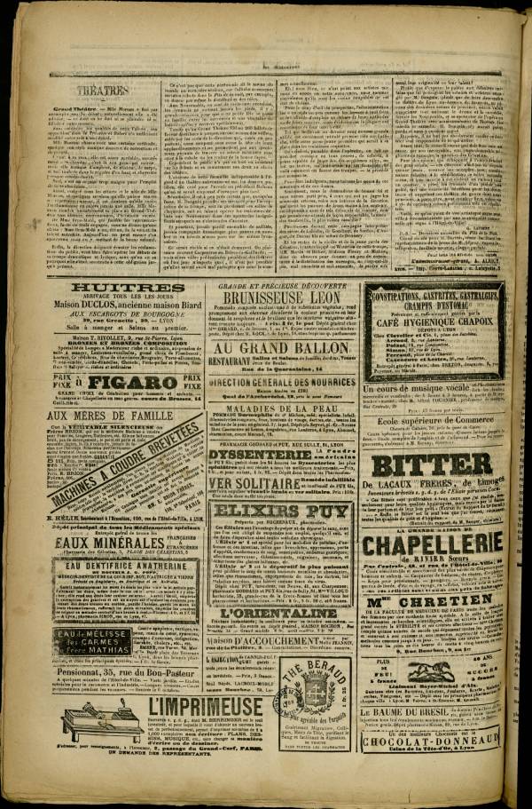 
						Affichage en mode lecture de la page
					