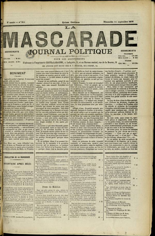 
						Affichage en mode lecture de la page
					